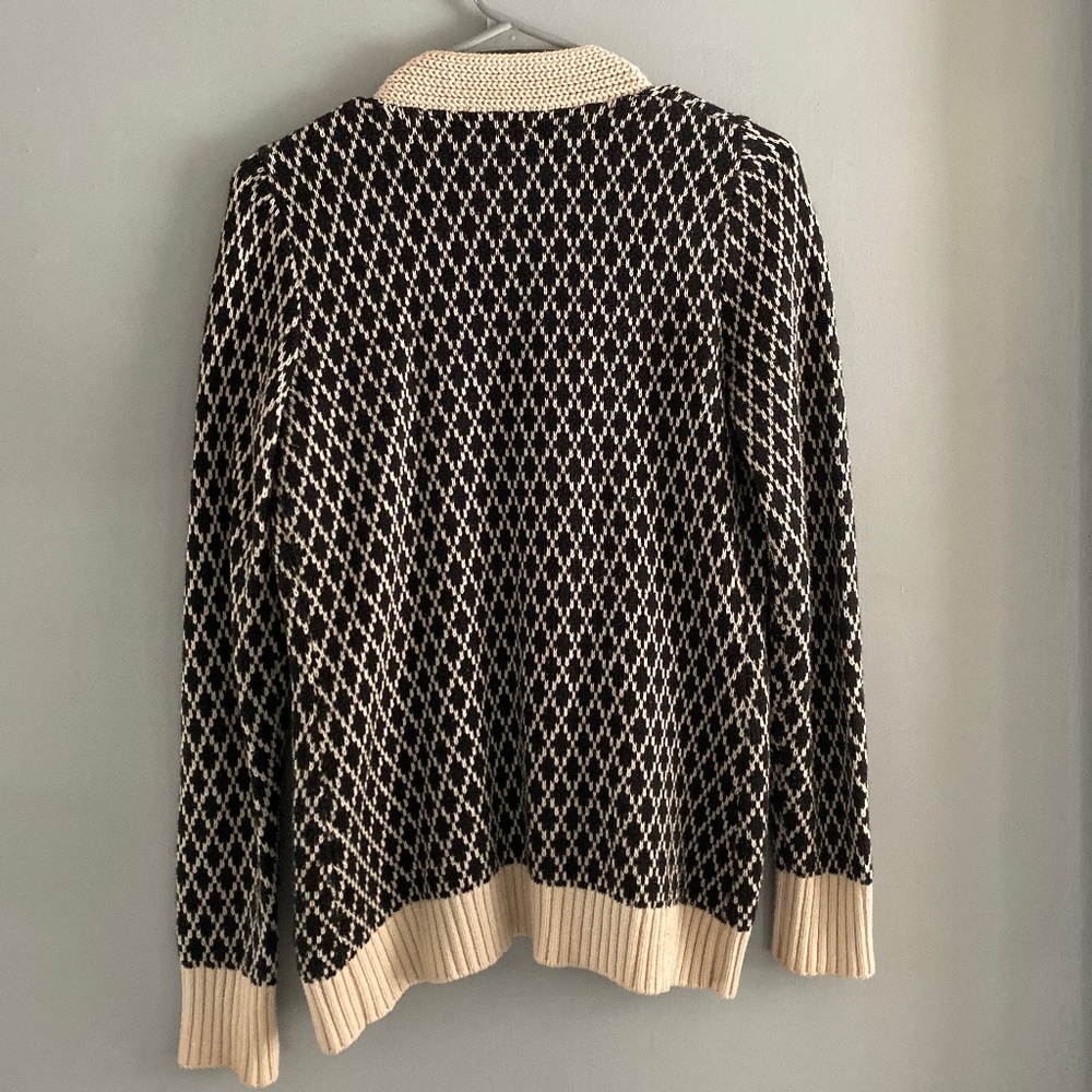 Black and Cream Cardigan